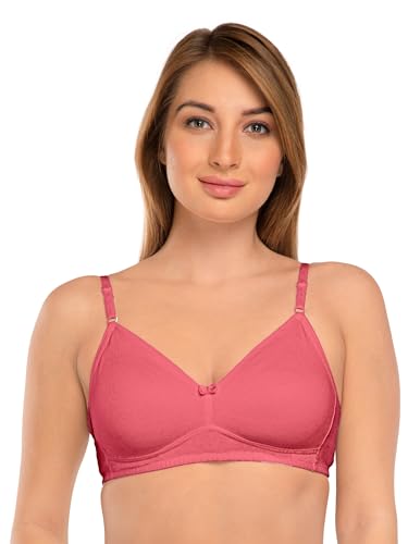 Image of DAISY DEE Women's Girls Cotton Non-Padded Wirefree Seamless Full Coverage Comfortfit Everyday Use T-Shirt Bra - NDSZN