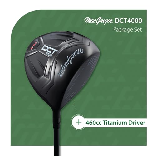 MacGregor DCT4000 Men's Golf Club Set with Bag – 9 Piece