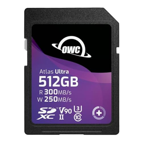 Image of OWC Atlas Ultra 512GB SDXC UHS-II V90 Media Card