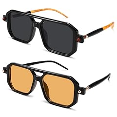 2 Pack Black/Grey + Black/Yellow