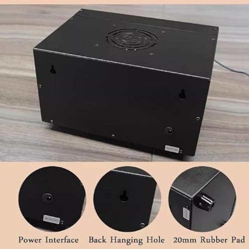 Temporizador profesional para boxeo y artes marciales CHEFFS Classic con pantalla LED, tiempo de entrenamiento seleccionable y repeticiones cíclicas, temporizador ajustable para Muay Thai/MMA/Kickboxing (Rojo) miniatura 7