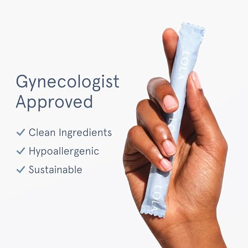 Image of LOLA Non-Applicator 100% Organic Cotton Tampons, 32 Count Regular Non-App Tampons, Period Feminine Hygiene Products, HSA FSA Approved Products Feminine Care
