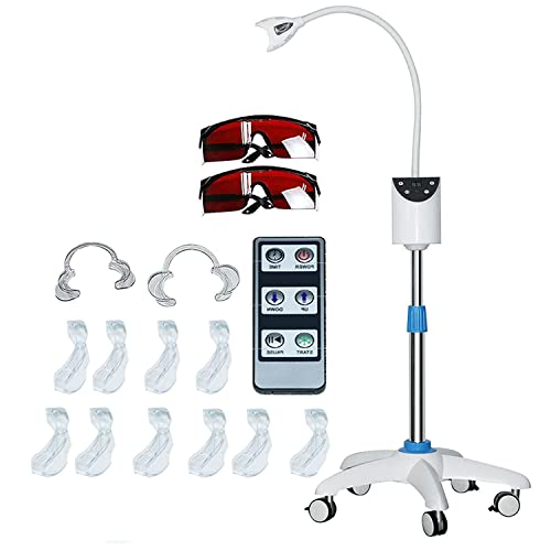 Dental Chair LED Cold Blue Light Teeth Whitening Bleaching System With Mobile Floor Stand Lamp Accelerator