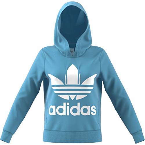 adidas Trefoil Sweatshirt, Damen L blau (azucla) - 2