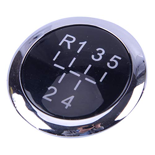 beler 5 Speed Gear Knob Cap Top Insert Badge Fit for Fit for Vauxhall/Opel Astra H Corsa D 2004-2010