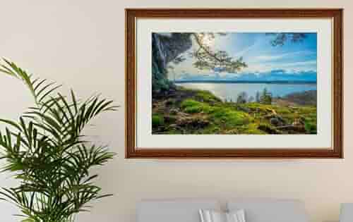 【匿名配送】scandinavian advertising art JVERF - JZZG29476 Sweden Scenery Rivers| Self-Adhesive