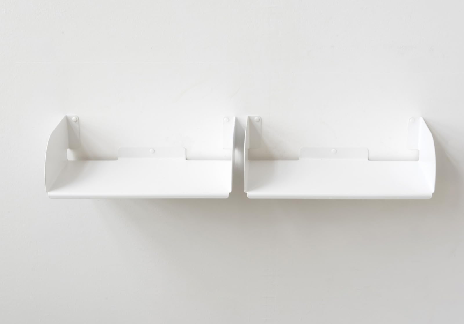 TEEbooks – 2 Zwevende Wandplanken 30 cm | Onzichtbaar & Minimalistisch Design | Wandbibliotheek | Made in Italy | Hoogwaardig Staal | Eenvoudige Wandmontage