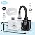 Salt Chlorine Generator & Pool Pump, Westaho Salt Water Pool Chlorinator System with Integrated Design, USA Made Titanium Cell, Designed for Above Ground Pools Up to 15,000 Gallons