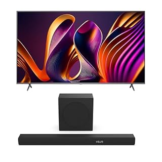 Hisense Bundle of 65E7NQ Pro 164 cm (65 Zoll) Fernseher, 4K UHD, QLED, Smart TV, Total HDR, Dolby Vision IQ Atmos, 144Hz (VRR), HDMI 2.1, Game Mode PRO, Triple Tuner HS3100