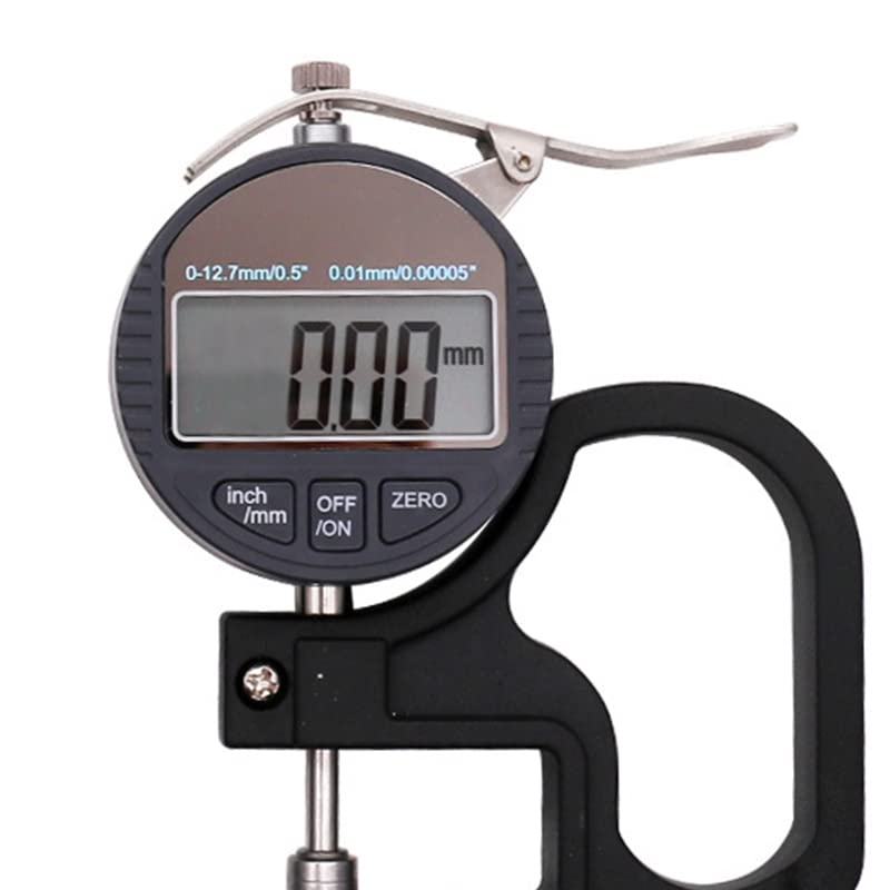 Thickness Gauge Digital Display Measuring Tool for Paper Film with Wide Measuring Range (0.01mm Accuracy)