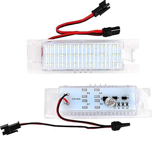 2 luci LED per targa di ricambio per Ope-l Zafira