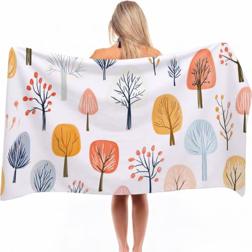 Serviette de plage microfibre 220x100 cm grand format blanc pour le sport
