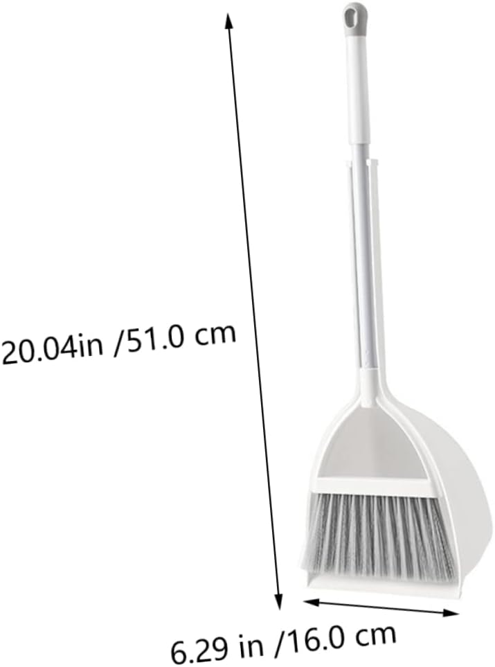 Mini Broom and Dustpan Set for Kids Small Cleaning Tool Combo Household Cleaning Supplies for Children for Home Use and Playtime Random Color