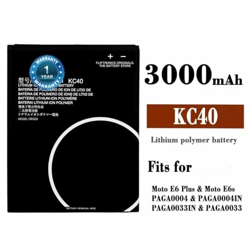 Image of Original KC40 Battery for Motorola E6 Plus / E6S / PAGA0004 /PAGA0031N / PAGA0033 / XT2025 Battery with 1 Year Warranty**** (V00000185)