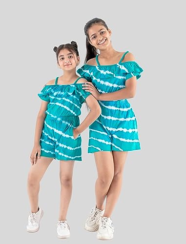 Image of Tweeny Mini Girls Denim Shirt Dress Kids Frock | Pure Cotton Foldable Full Sleeves One Piece Western Outfit Branded Summer Winter All Season Wear