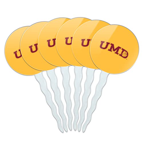 UMD Secondary Logo Cupcake Picks Toppers Decoration Set of 6