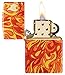 Zippo Fire Design 540 Tumbled Brass Pocket Lighter