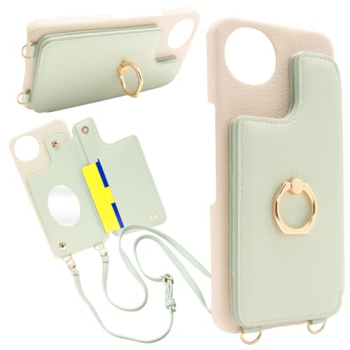 AQUOS wish5 SH-52F / A502SH / SH-M32 ANIX EBbV5 ݊ P[X X}zV_[ 킢 V_[P[X lbNXgbvt X}zJo[ ANAO[  O[ ΐF X}z V_[ 