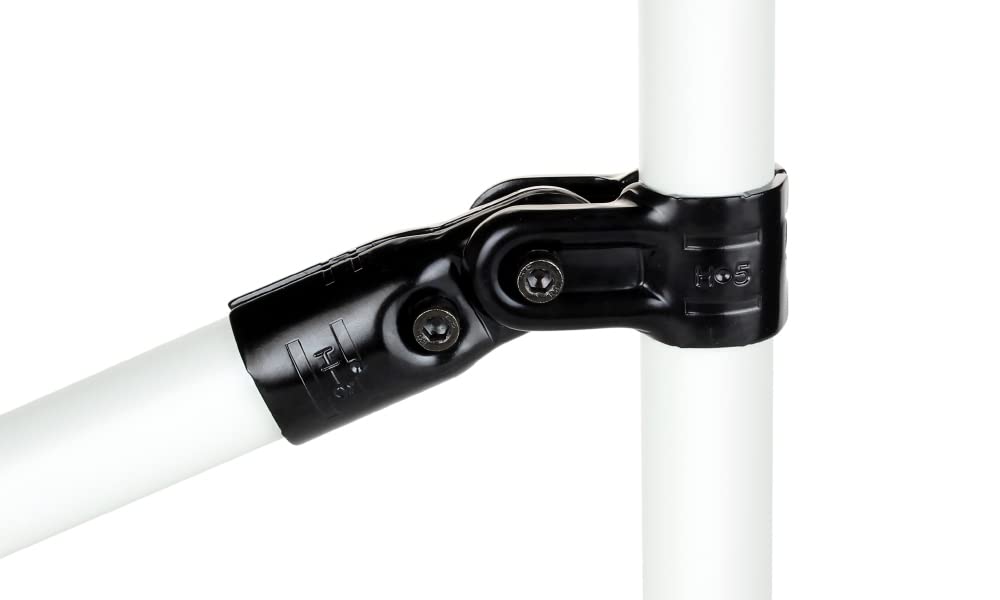 BIS T-Shape Metal Lean Tube Connector 28 mm Hole Pipe Clamp (Black) - TS15AB (B0BTYXW6CT) Amazon Price History, Amazon Price Tracker