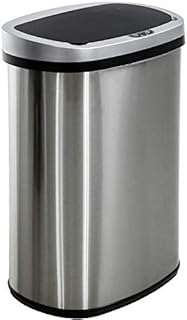 13 Gallon Sensor Garbage Can Kitchen with Lid, Stainless Steel 50L Automatic Trash