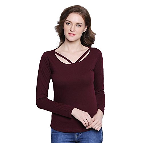 Image of The Dry State Women's Slim Fit T-Shirt (G1254 Red X-Large)