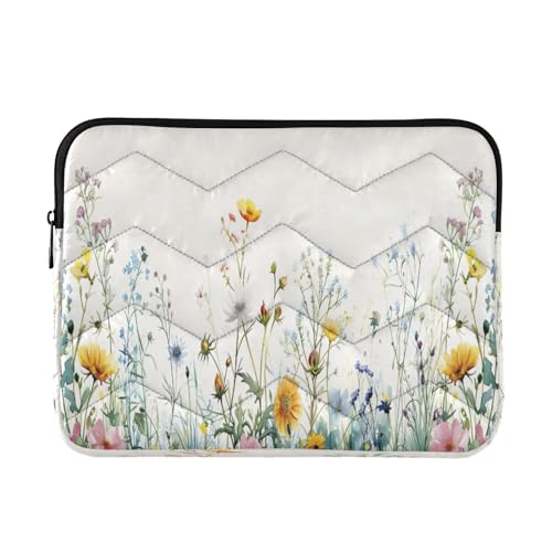 Funda para portátil 13-14 pulgadas impermeable con flores