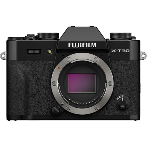 Image of FUJIFILM X-T30 III Mirrorless Camera Body (Black) Bundle with Advanced Accessories