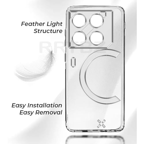 Image of Soft Silicone TPU Back Cover Compatible with Infinix GT 20 Pro, Transparent