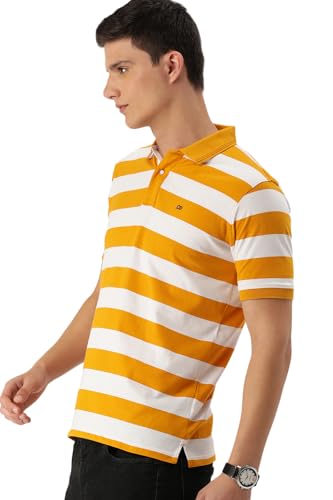 Image of Peter England Men's Cotton Regular Fit Polo T-Shirt