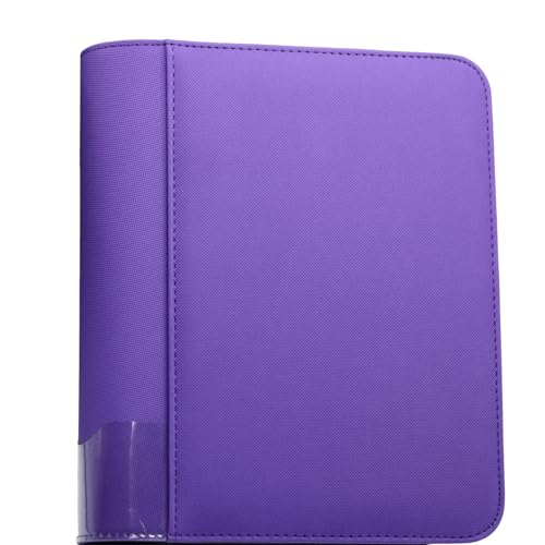 Image of greeting card book organizer,christmas card photo album,birthday card organizer binder,for greeting card box keepsake storage and display,holds 84 cards (violet)