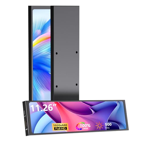11.26" Mini Monitor FHD 1920x440 PC Case LCD Screen IPS
