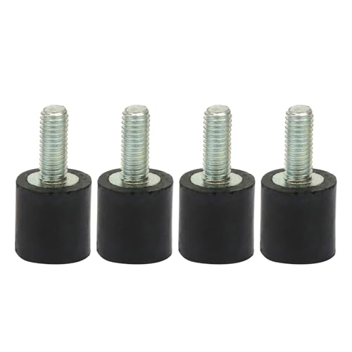 4Pcs Rubber Isolator Mounts, M3 M5 M6 Rubber Mounts Anti Vibration Silentblock Car Boat Bobbins for Air Compressors (VD8*8 M3*8)