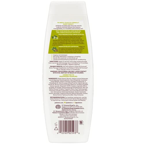 Image of Palmer's Olive Oil Formula Smoothing Shampoo extra virgin olive oil for shine hair, 400 ml