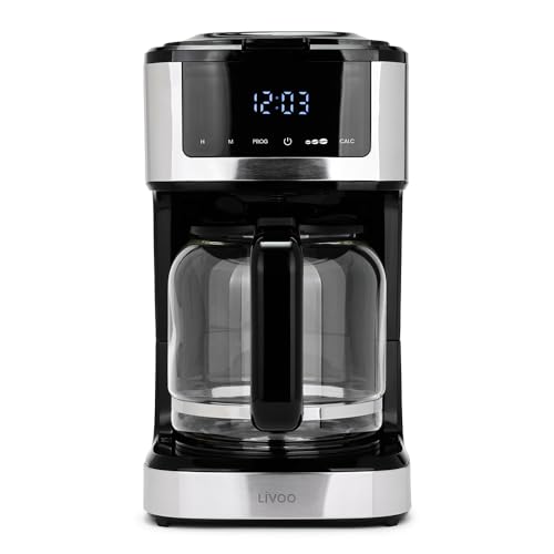 Cafetière Filtre Programmable 15 Tasses 900w Noir - DOD208