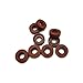 Oil Seals Flat Rubber washers Seal Washer 2pcs ID 20nn Rubber Oil Seal FKM Shaft Oil Seal TC-20/28/30/32/34/35-48/50/52mm Brown FKM Covered Double Lip with Garter Gasket Lip