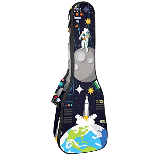 Housse sac ukulélé ténor étanche rembourré housse à dos pour instrument soprano 60,9 cm