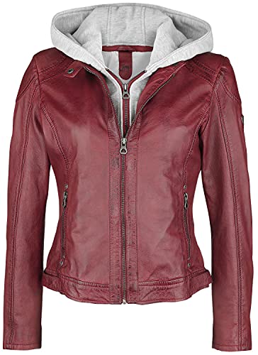 Gipsy Angy S18 LAMAS Frauen Lederjacke rot M 100% Leder Basics