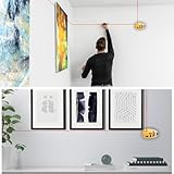 90 Degree Infrared Line Level, Electronic Laser Scale 2 Lines Vertical Horizontal Right Angle Measuring Tool Switchable for Hang Photos Install Shelves Lay Floors Indoor Construction - Image 5