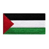 Palestine Flag Embroidered Patch Palestinian Iron-On National Emblem