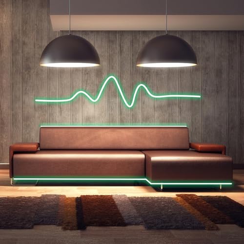 Tira de luces LED flexible 5m verde con adaptador US miniatura 4