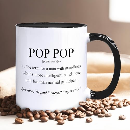 Taza de café Pop Pop de cerámica 11 oz miniatura 4