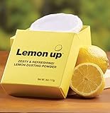 Limited Edition Lemon Up Dusting Powder 4 Oz! Lemony Scent Talc-Free Body Powder With Soft Puff!...