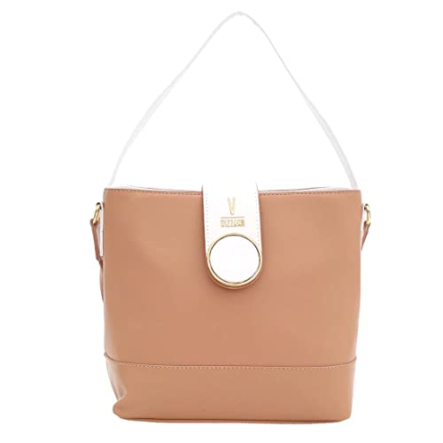 Bolsa Feminina Crossbody Nude Branco Vizzano 10002.1