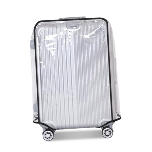 Beaupretty Protector de Equipaje Transparente para Maleta de Cabina 20 Pulgadas Funda Abertura para Asas Antirrayas Antipolvo Cierre Autoadhesivo