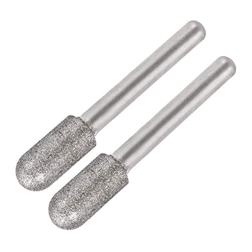 Fresas de diamante para esmeril 10mm vástago 1/4 pulg 2 pzas miniatura 1