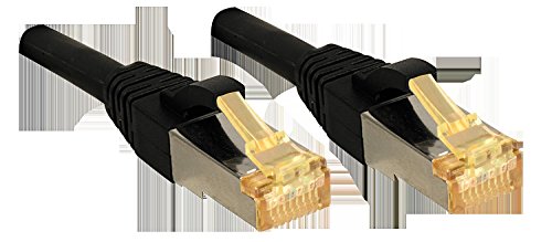 Lindy Cat. 7 S/FTP PIMF LSOH 1 m Patch Cable Black miniatura 1