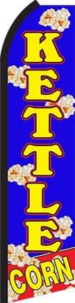 Kettle Corn Swooper Feather Flags Banner Sign