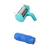 DIY Home Wall Decoration Painting Machine + 15cm Flower Dot Pattern Painting Roller