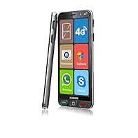 Brondi Amico Smartphone S 8GB- Smartphone Dual Sim, Nano Sim, Android, Nero, 5.7'