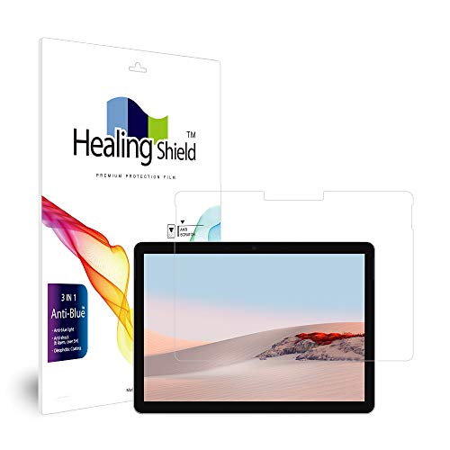 Healingshield スキンシール液晶保護フィルム Screen Protector Eye Protection Anti UV Blue Ray Film Compatible with MICROSOFT SURFACE GO2